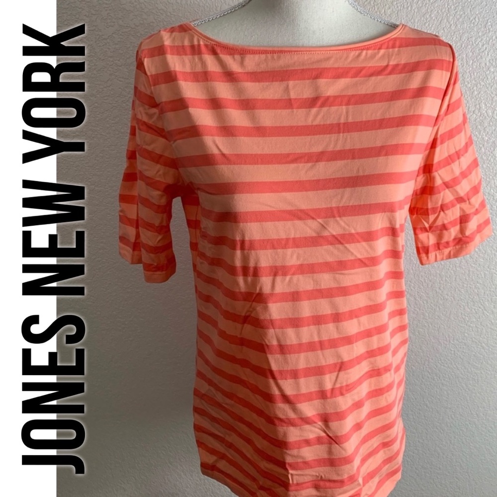 Jones New York striped top NWT